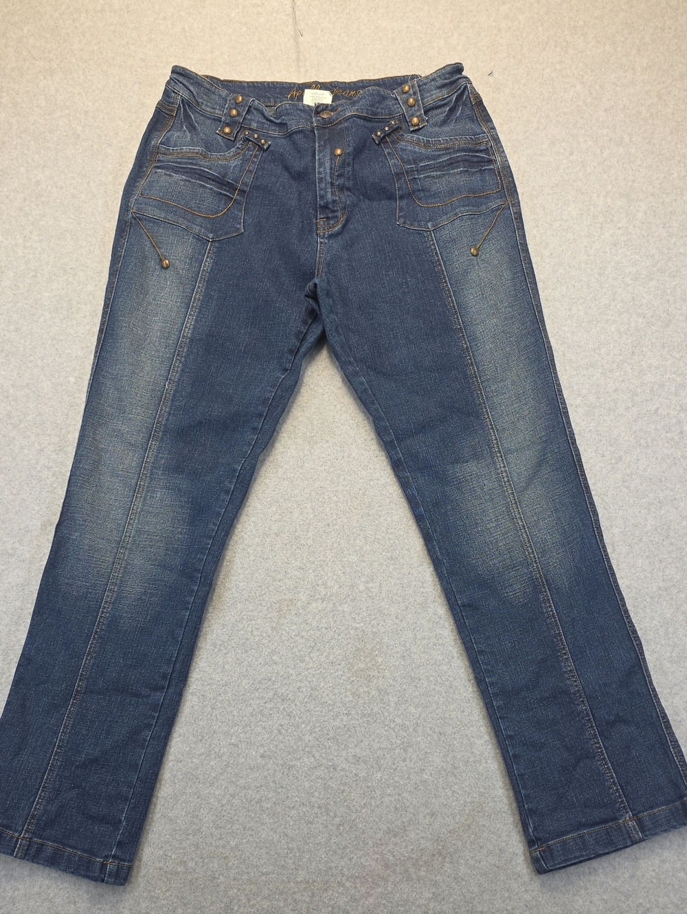 Apollo Jeans Women’s Straight-Leg Jeans - Dark Indigo